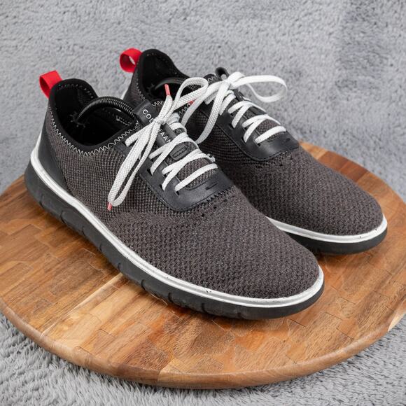 Cole Haan Generation ZerøGrand StitchLite Knit Shoes Men’s Sz 11 Black C31402 - Picture 1 of 8